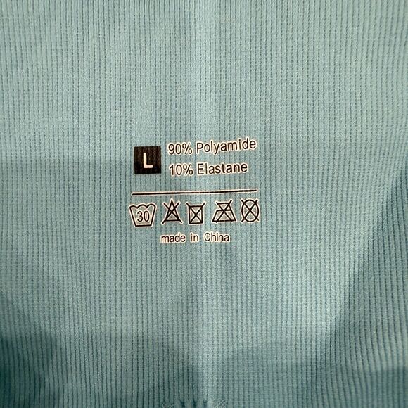 HALARA NWOT Seamless Flow High Waist Tummy Control Butt Lift Blue Leggings Large - Picture 8 of 11